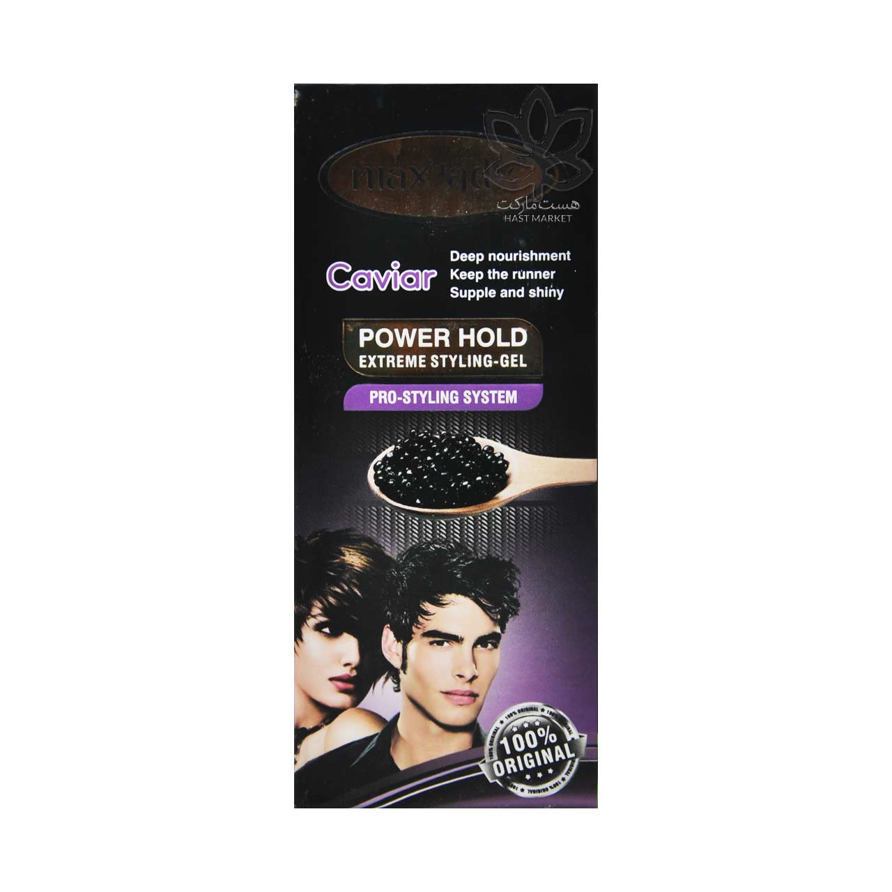 ژل چسبی ( قوی ) با عصاره خاویار 260 میل مکس لیدی - max lady