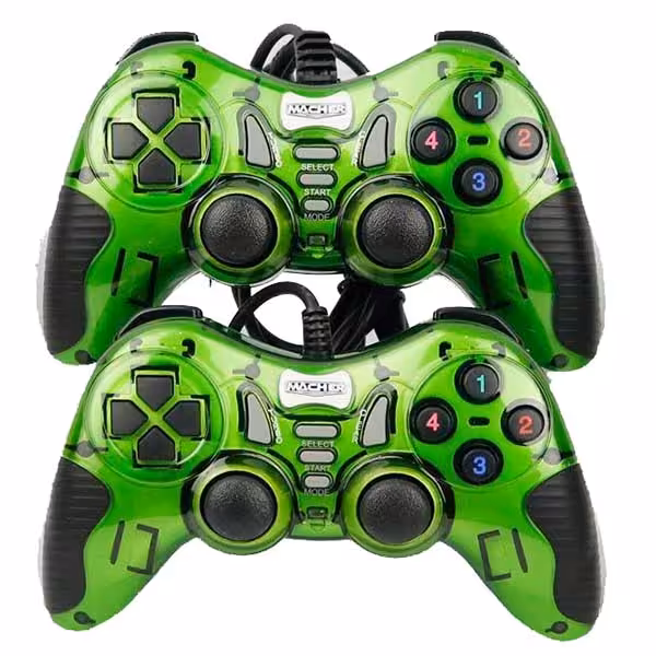 دسته بازی مچر مدل MR-61 بسته دو عددی | ژیوار مارکت - لپتاپ استوک، لوازم جانبی موبایل و کامپیوتر