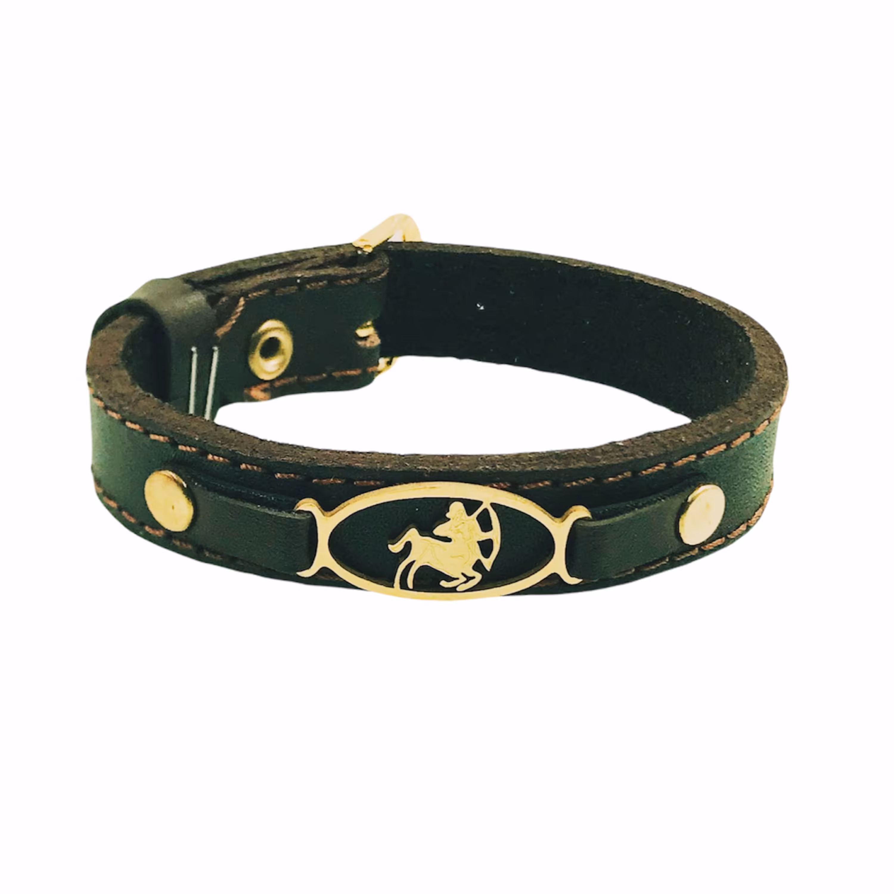 دستبند چرم ماه تولد (آذر)