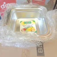 سرویس لگن چهار گوش استیل برند یونیک چهار عددی آهن ربا نگیر