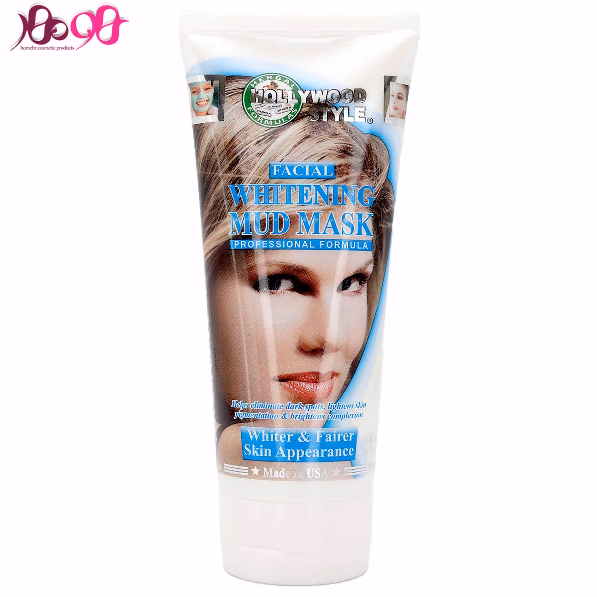ماسک لجن سفید کننده هالیوود استایل - HOLLYWOOD STYLE 150gr