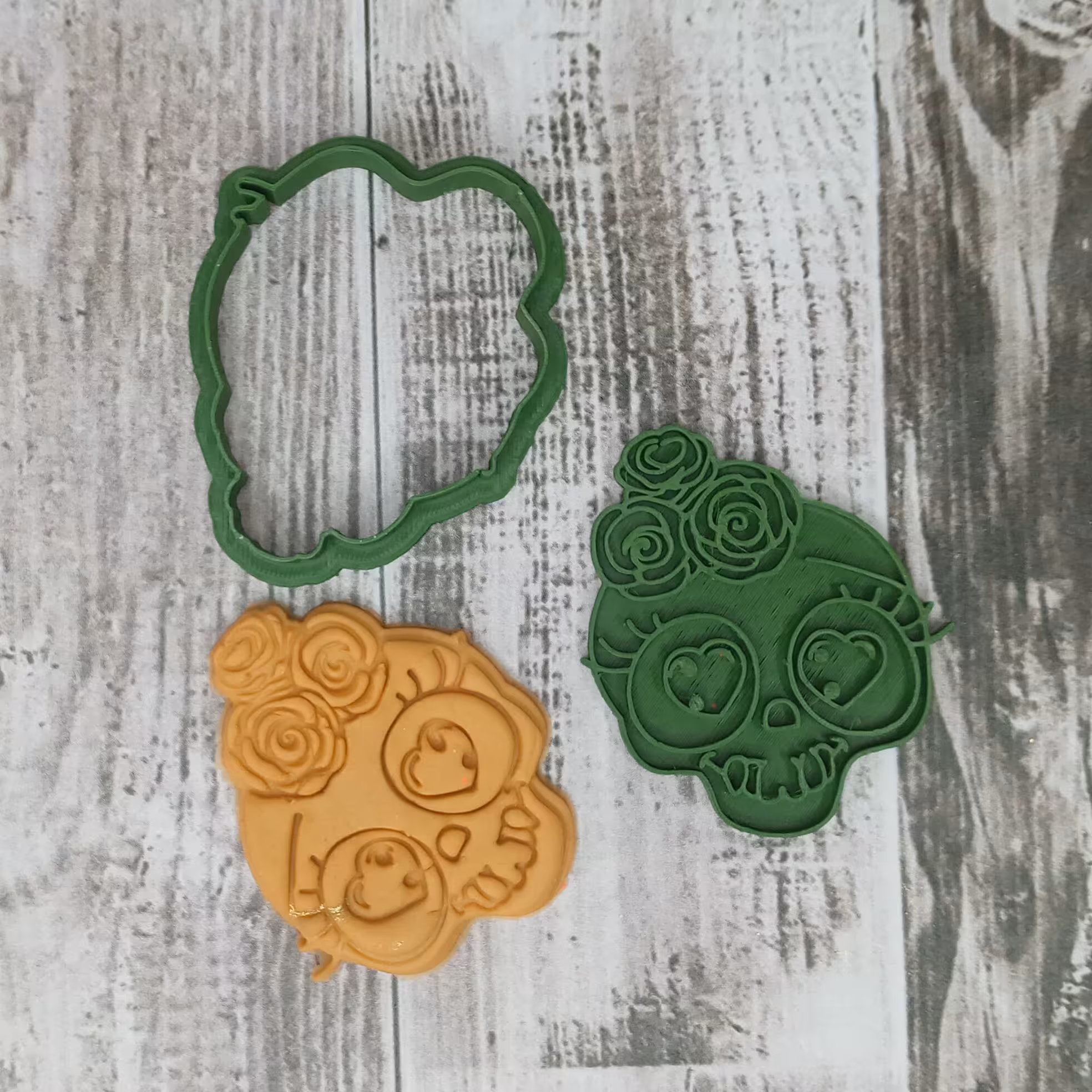 قالب و مُهر اسکلت ، کد 726، 8 سانت، کوکی، فوندانت،شیرینی