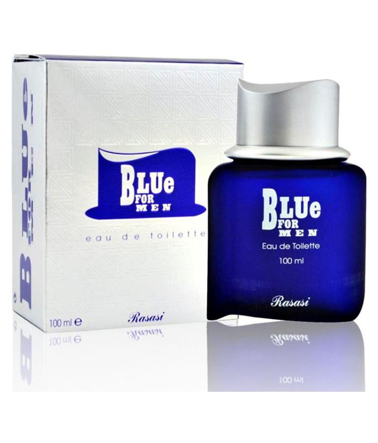 ادو تویلت مردانه رصاصی مدل BLUE FOR MEN حجم 100 میلی لیتر