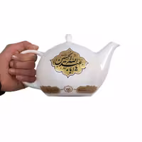 قوری یک لیتری  محرم طرح دو سلام یا اباعبدالله و  یا اباالفضل