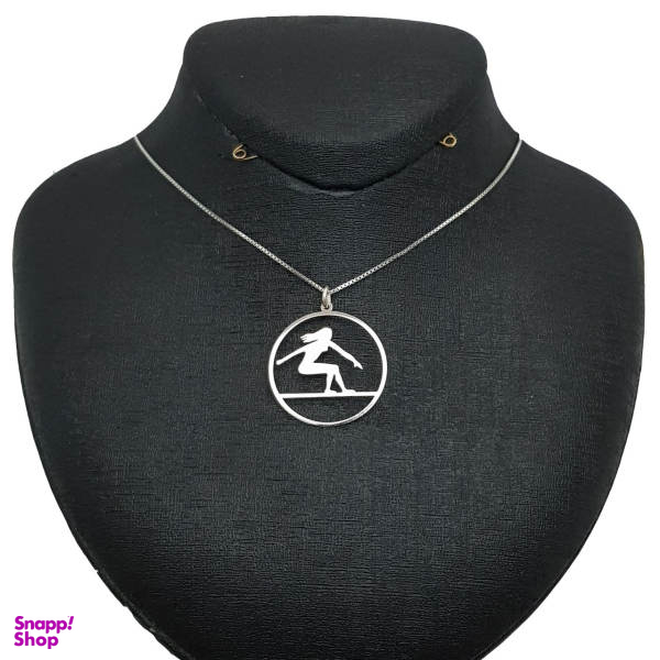 گردنبند نقره ترمه مدل اسکی کد AC34