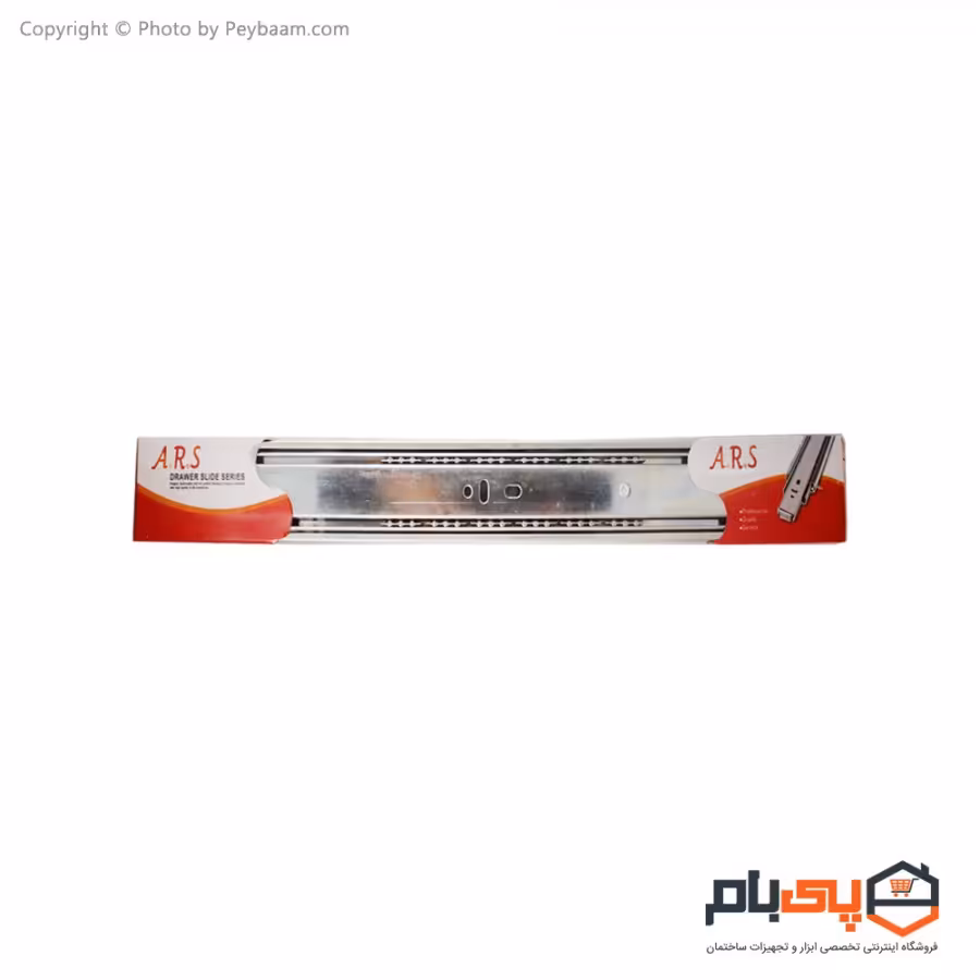 ریل ساچمه ای ای.آر.اس سایز 35 سانتی متر بسته 2 عددی