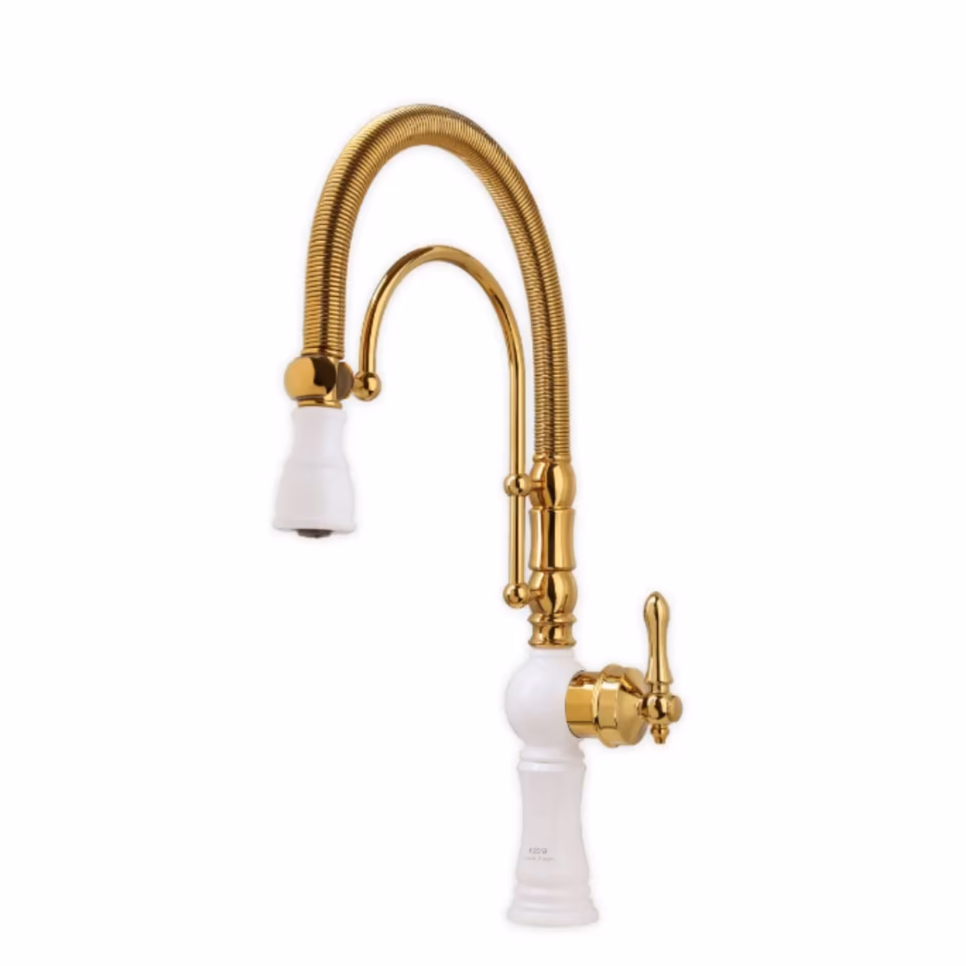 شیر ظرفشویی  آویسا مدل گرانده سفید طلا 