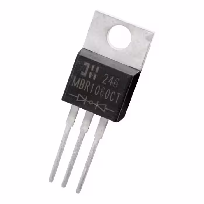 دوبل دیود شاتکی MBR1060CT تایوانی مارک Diodes Incorporated پکیج TO-220 | amazonchi