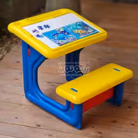 میز تحریر کودک رنگ آبی کد p/van108/ab