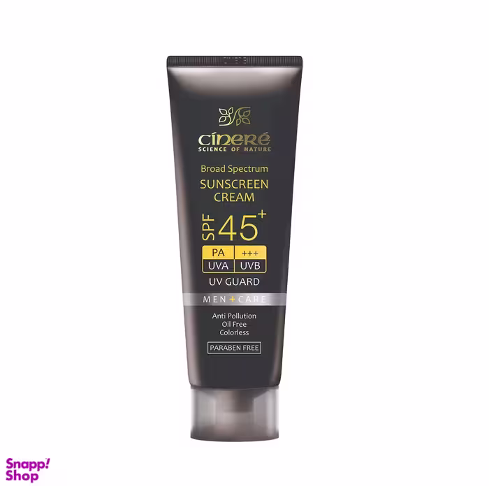 کرم ضد آفتاب مردانه سینره (Cinere) مدل Normal با SPF45 حجم 50 میلی‌‌ لیتر
