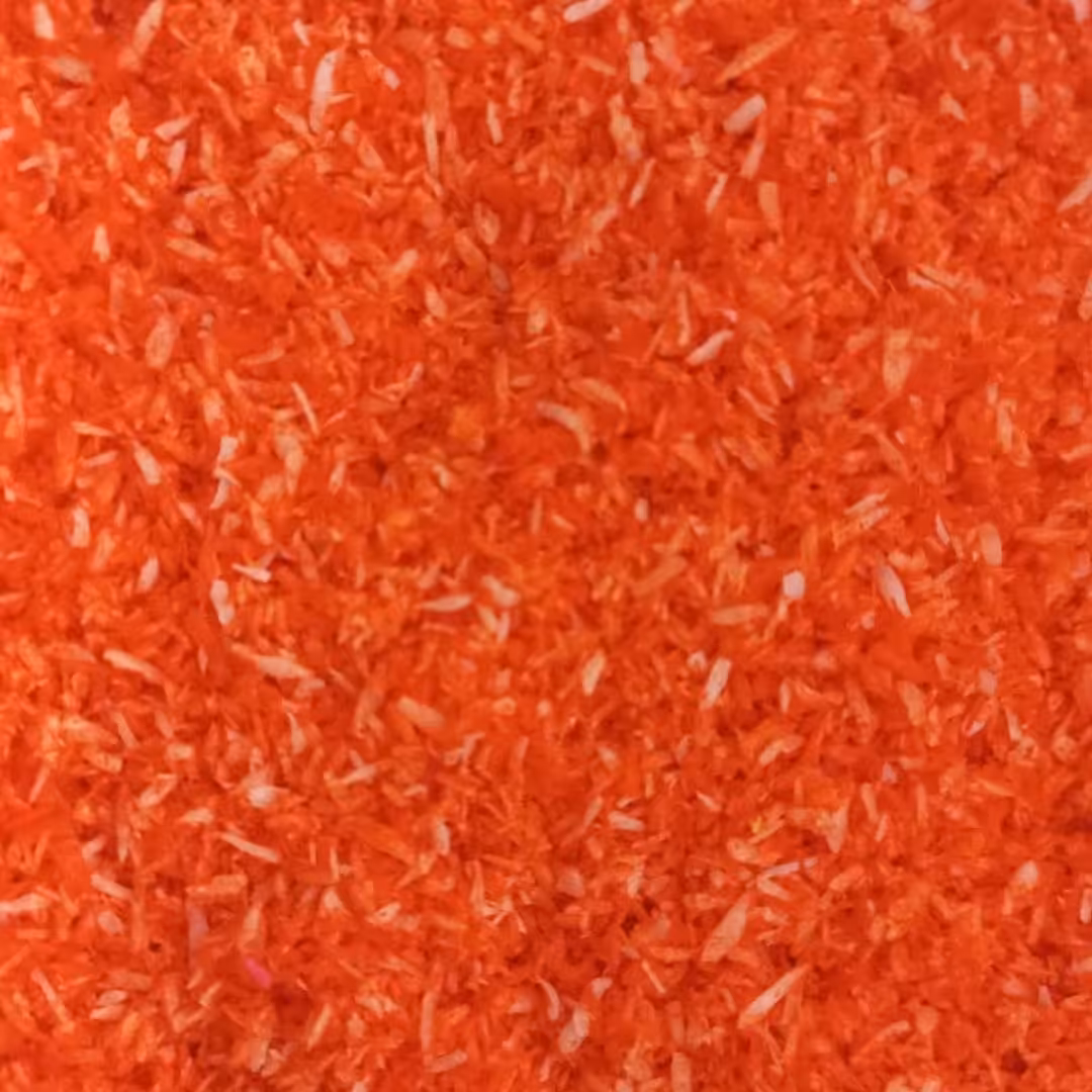 پودر نارگیل رنگی 50 گرمی رنگ نارنجی