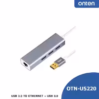 هاب USB  چهار پورتی اونتن مدل USB3.0 TO USB3.0*3 RJ45 OTN-U5220