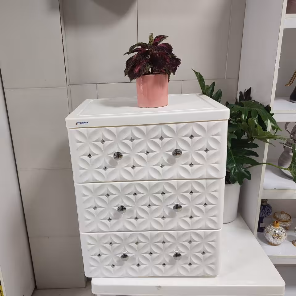 فایل کشویی تسا 3طبقه بزرگ نگین دار نظم دهنده دراور باطراحی زیبا و باکیفیت 