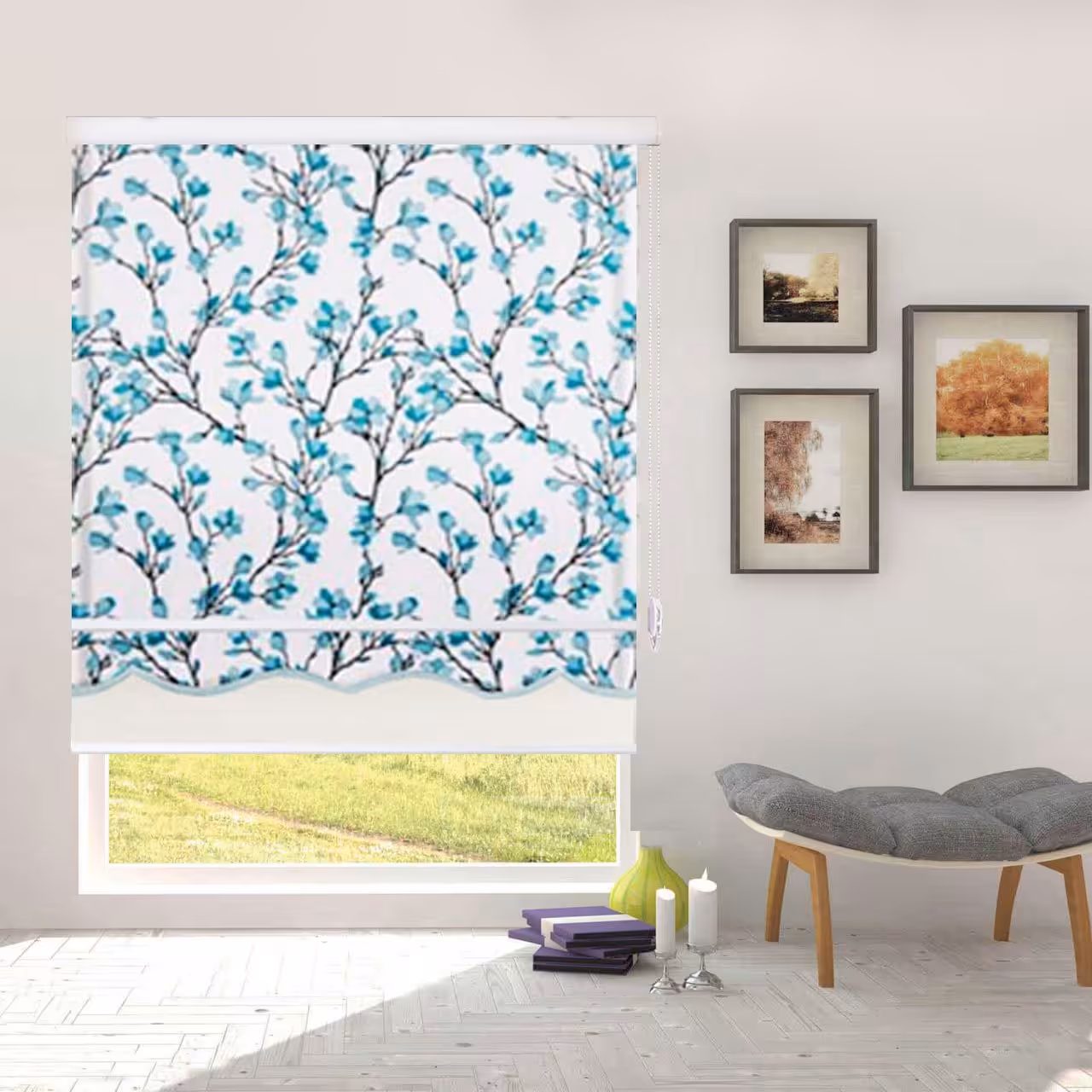 پرده زبرا شب و روز زیو کد3138 سایز 155x200 سانتی متر