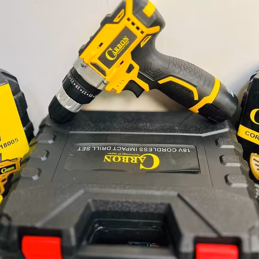 دریل شارژی 18ولت دوباطری