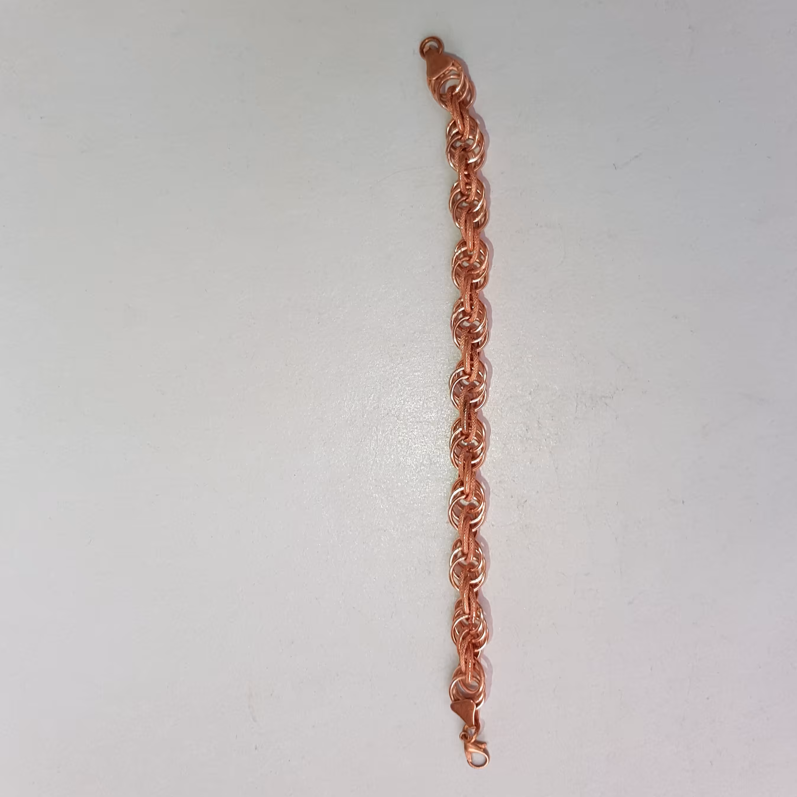 دستبند مسی قطاری مدل 2