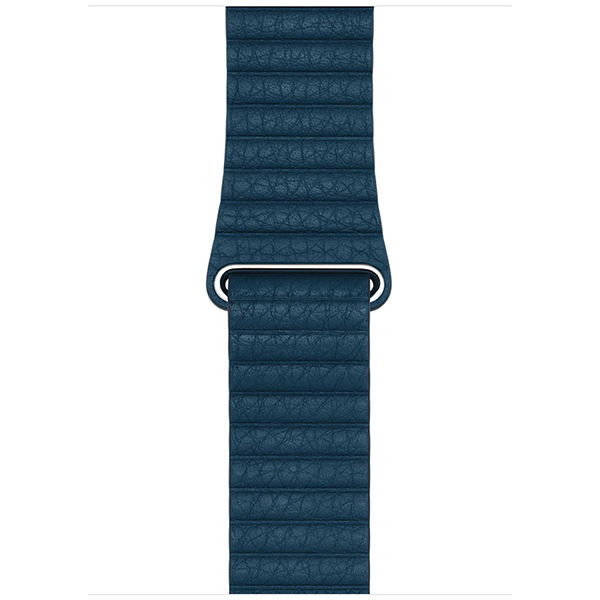 بند اپل واچ 3 چرم مردانه 42 میلیمتری مدل Cosmos Blue Leather Loop - Hiapple.ir