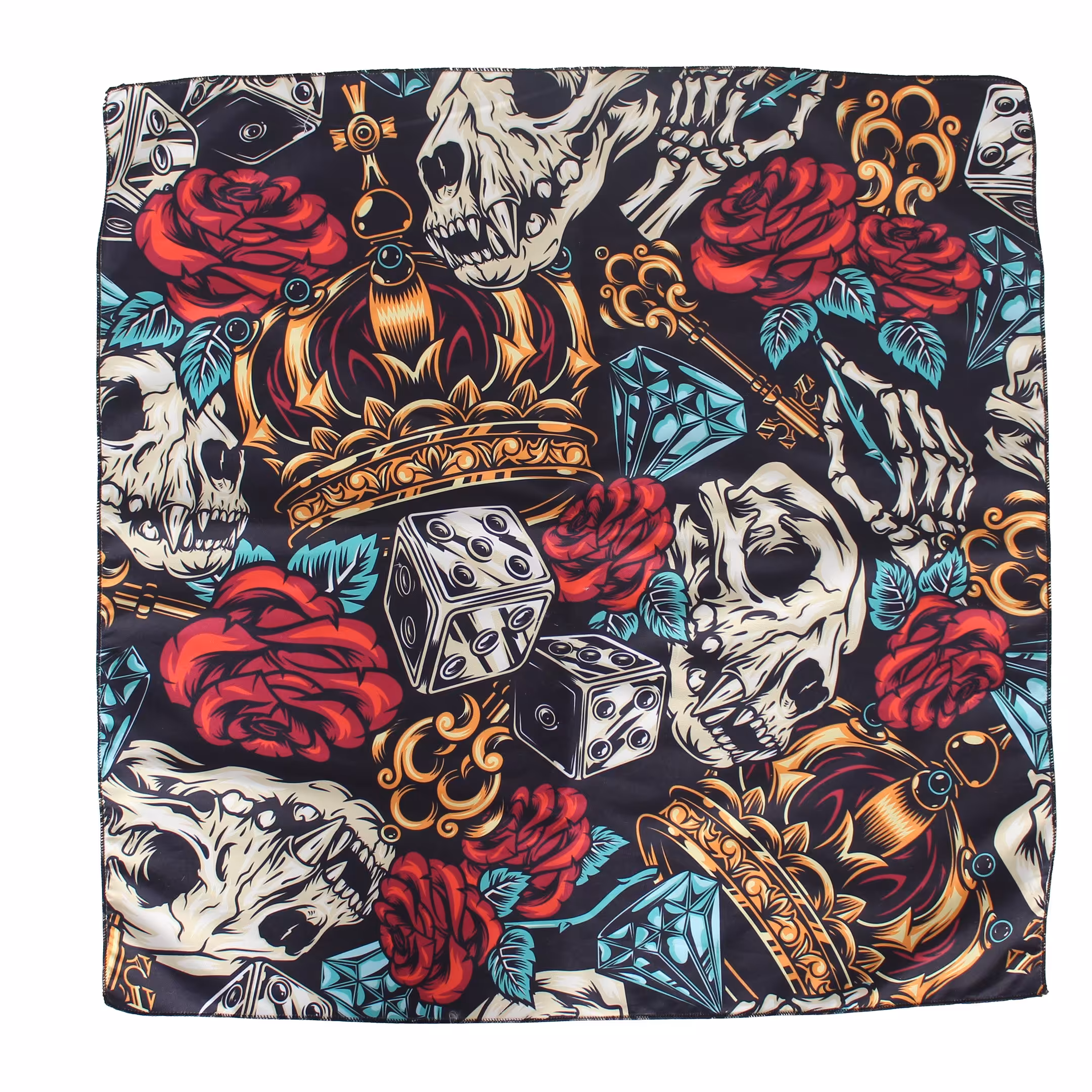 دستمال سر و گردن مدل باندانا کد 002 چند رنگ سایز 51سانت در 51سانت