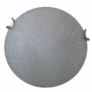 چراغ سقفی شیشه ای دو لامپ