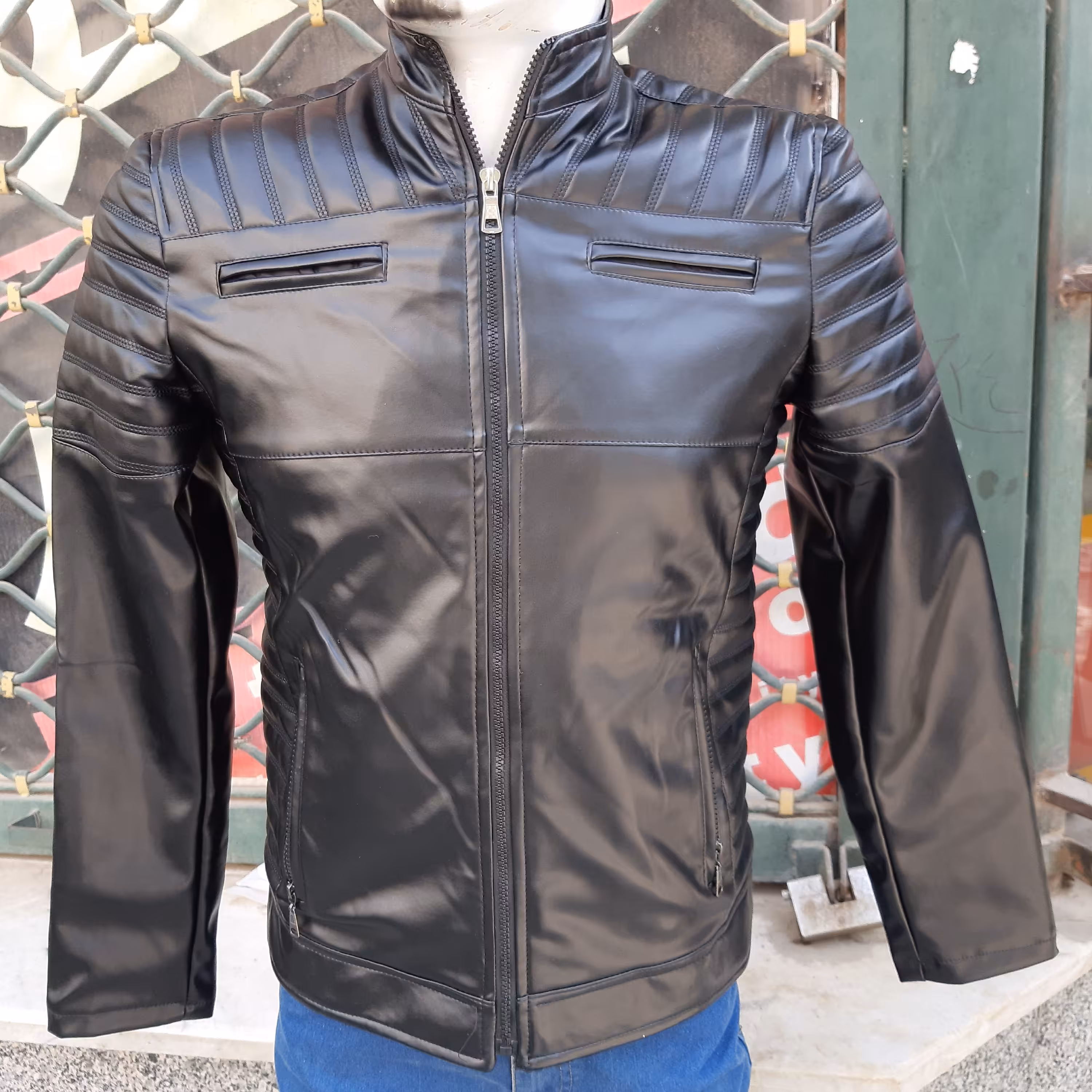 کاپشن چرم مردانه