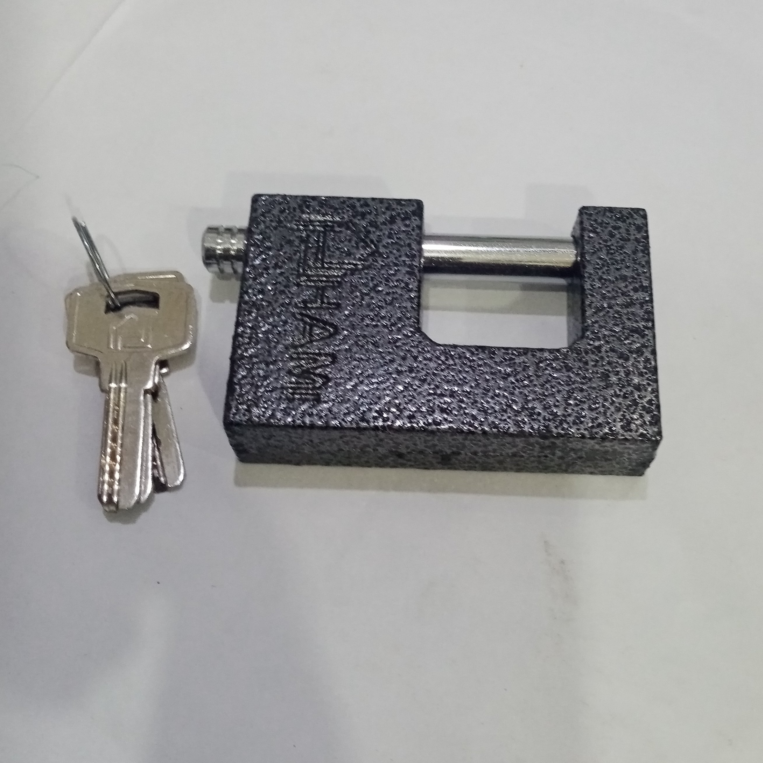 قفل کتابی 90 چکشی استاتیک 3 کلید برنجی کامپیوتری