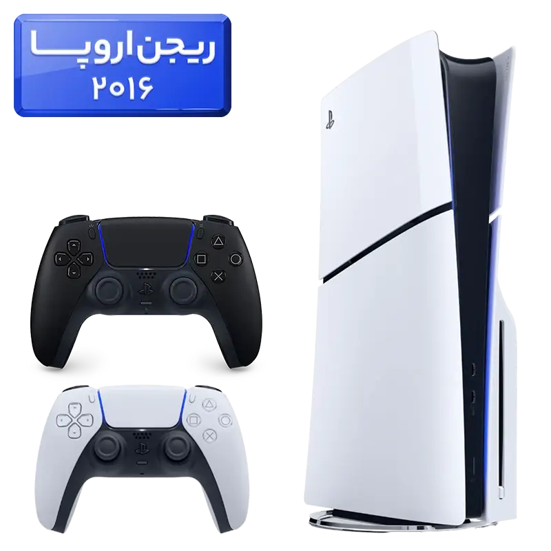 قیمت PS5 Slim Standard اروپا 2016 دیسک خور   دسته اضافه مشکی