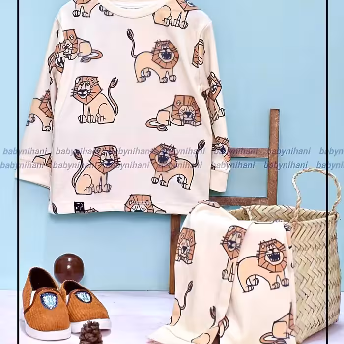 بلوز شلوار راحتی -بلوز شلوار بچه گانه -لباس بچه گانه 