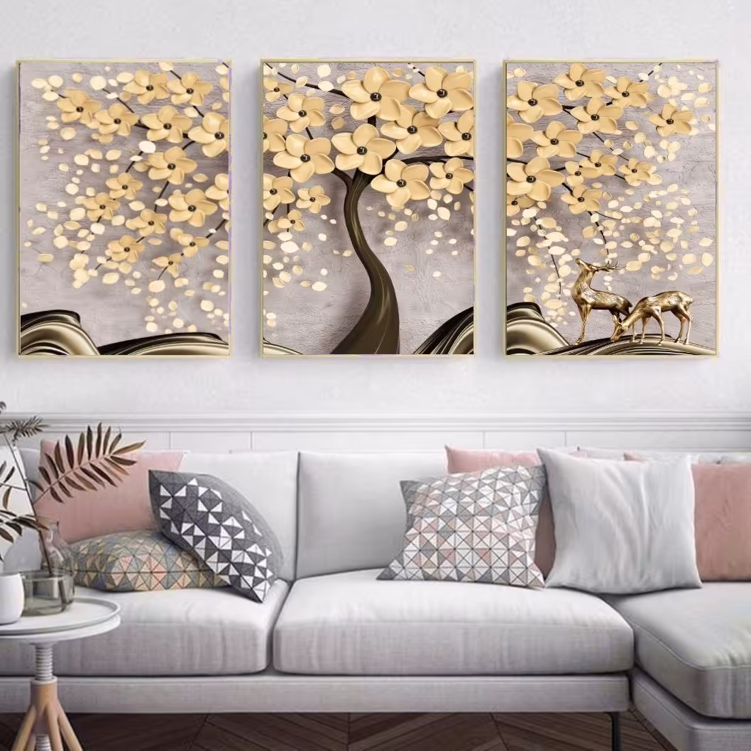 تابلو دکوراتیو 3تیکه کد 0186