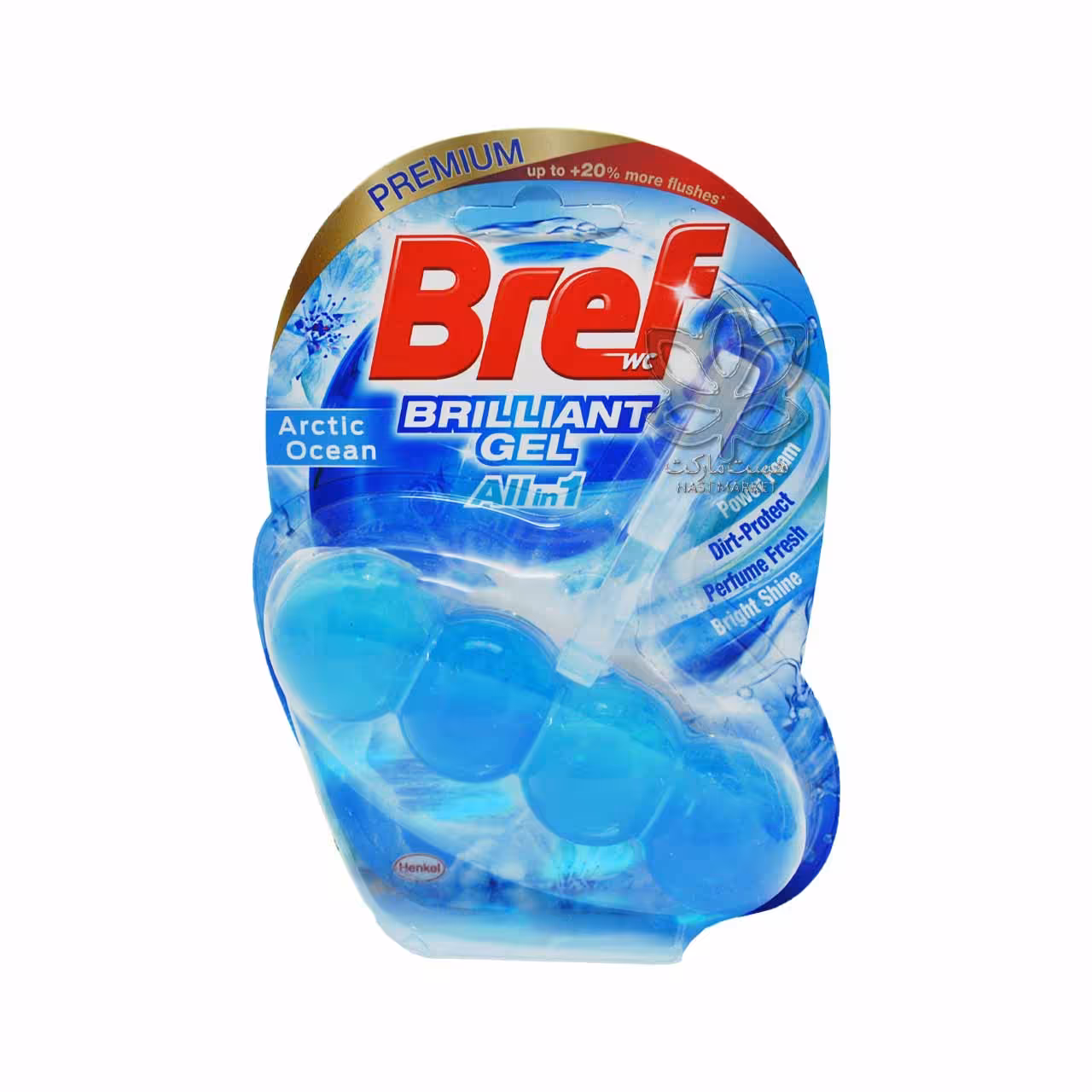 ژل خوشبو و ضدعفونی کننده توالت فرنگی رایحه اقیانوس 4 عدد بریف - bref