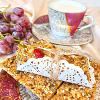 گرانولا بار رژیمی بدون شکر بدون کره 