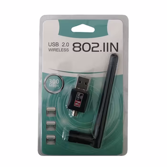 دانگل شبکه بی سیم آنتن کوتاه  300mbps 