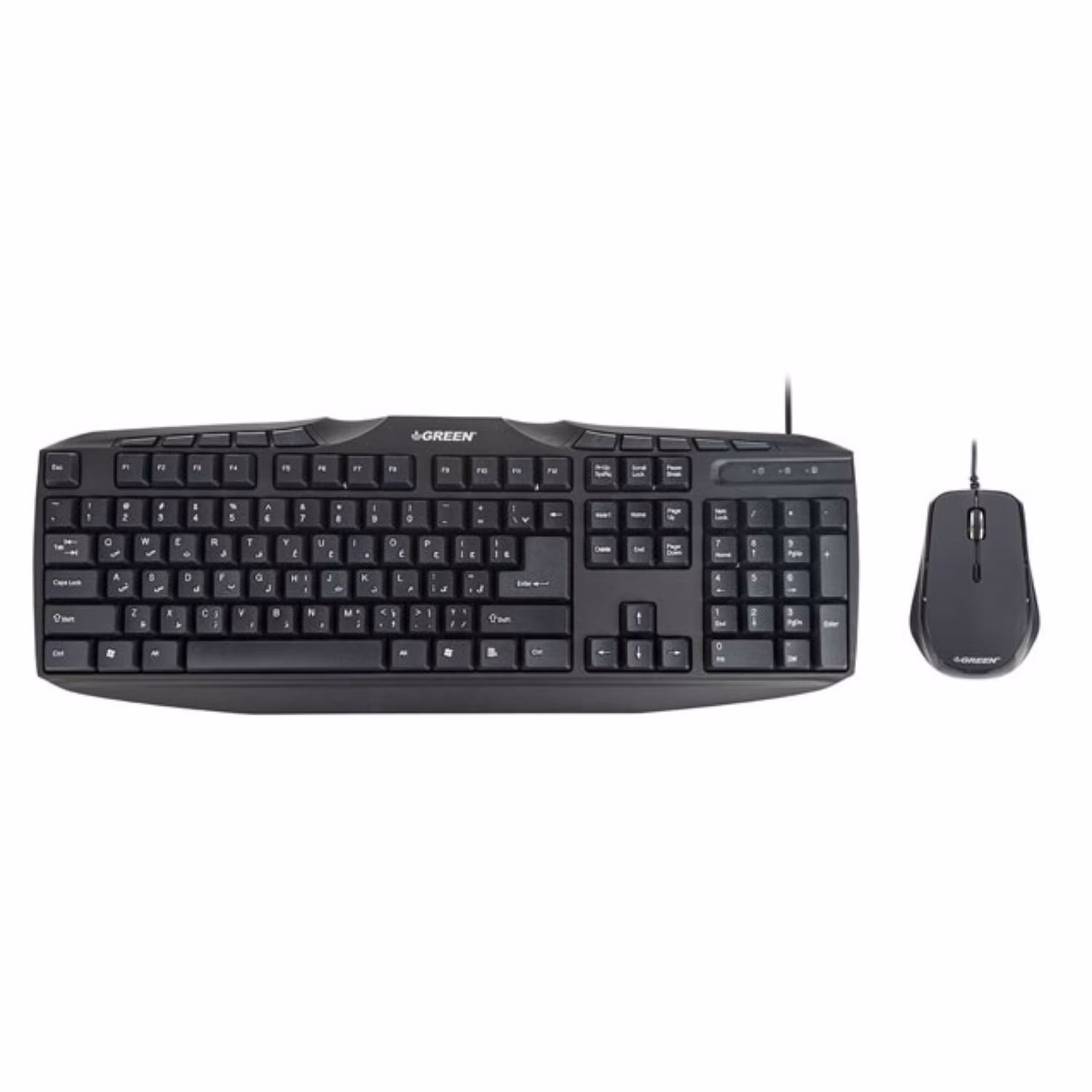 کیبورد و موس گرین مدل GKM-305 با گارانتی 25 ماهه