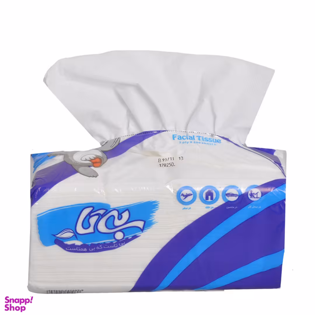 دستمال کاغذی 250 برگ بی تا کد 45258