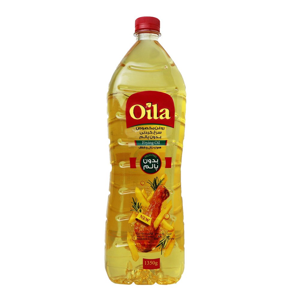 روغن مخصوص سرخ کردنی اویلا بدون پالم  ( 1350 گرمی ) ( روغن اویلا )