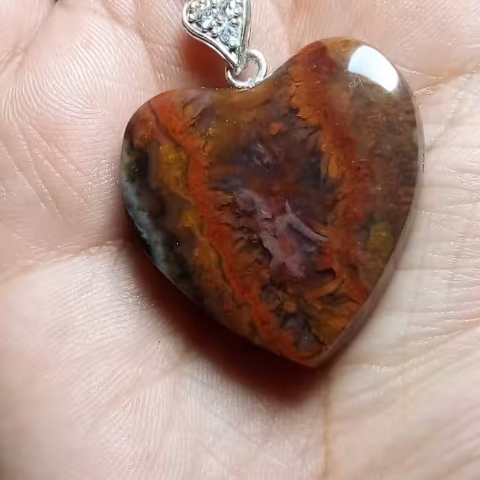 گردن آویز عقیق شجر 