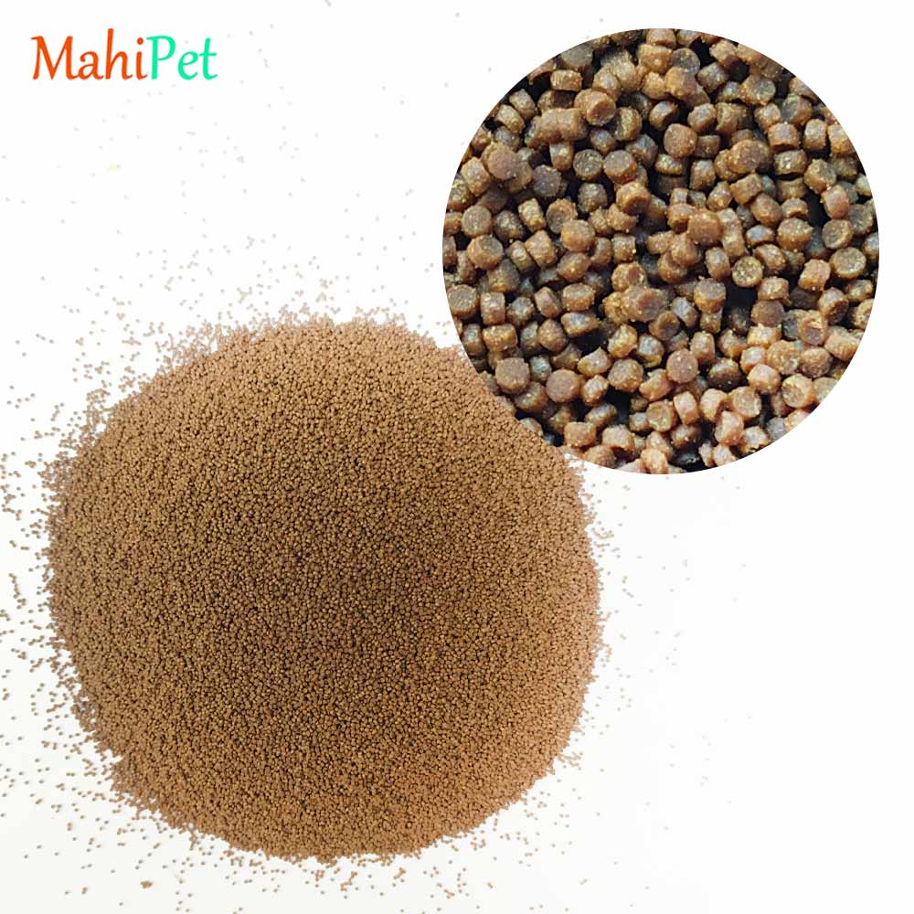 غذای پایه ماهیان اکسترود Extruded سایز 08 میلی متر (200 گرمی)