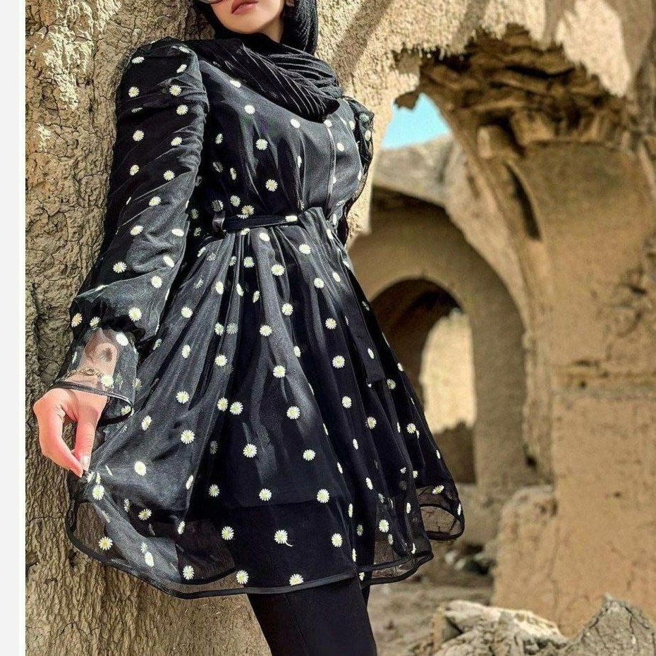 مانتو بابونه با استر وارداتی