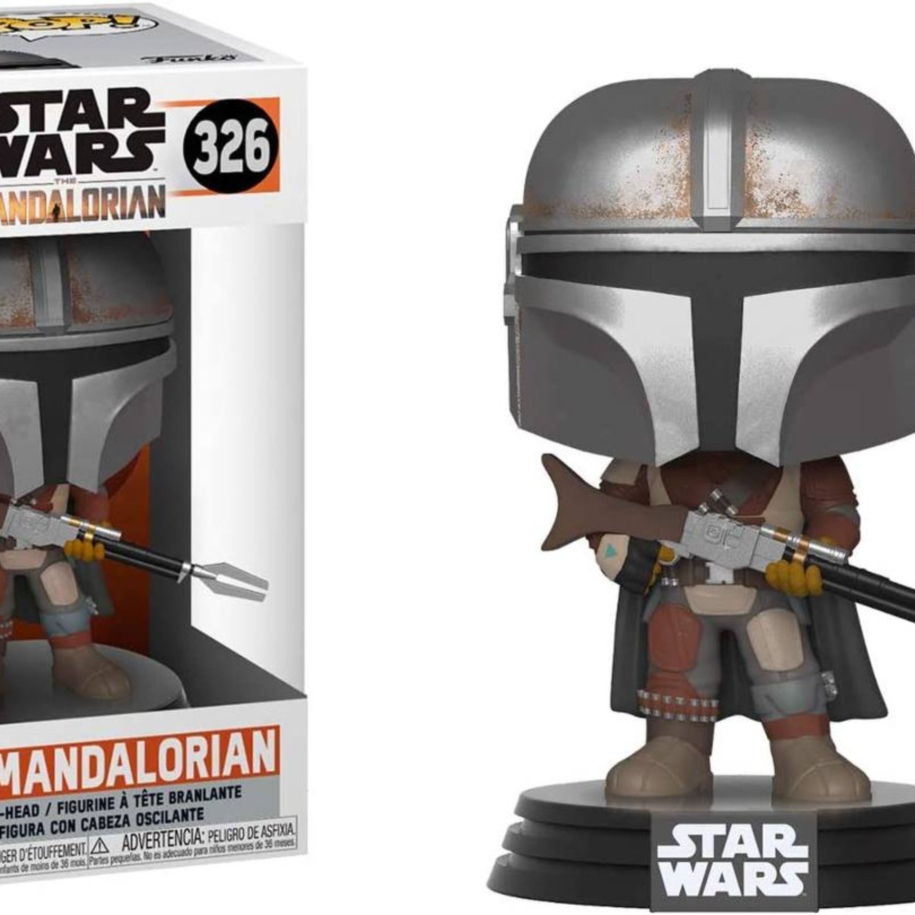 اکشن فیگور فانکوپاپ اورجینال مندلوریان فانکو پاپ از استاروارز funkopop