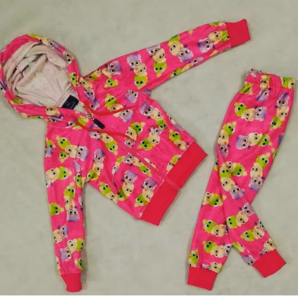 مخمل ابرو بادی سویشرت و شلوار بچه گانه 