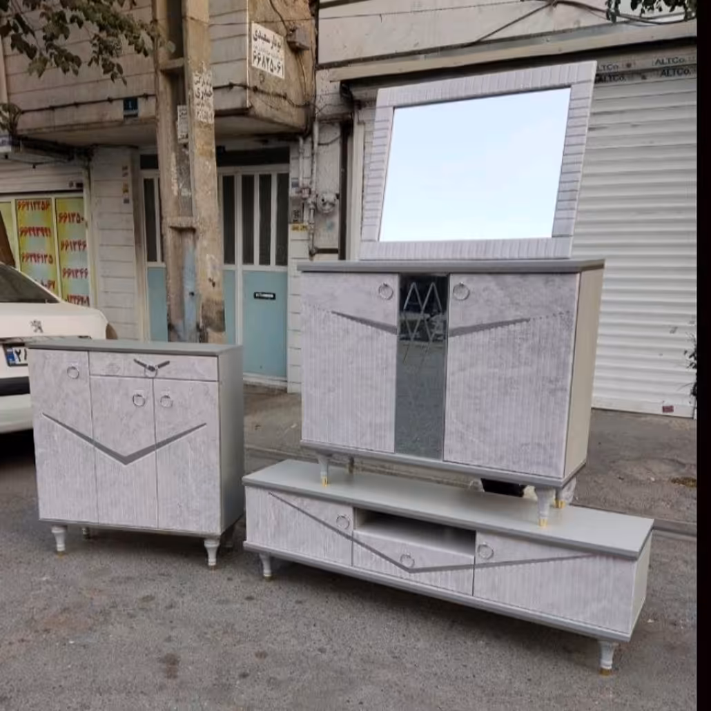 کنسول اینه میز تلویزیون ست هم فقط 4500 با بهترین کیفیت وجنس 4369854