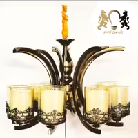 لوستر پروفیلی مدل کمان بالا 8 شعله(ارسال با باربری و پس کرایه)