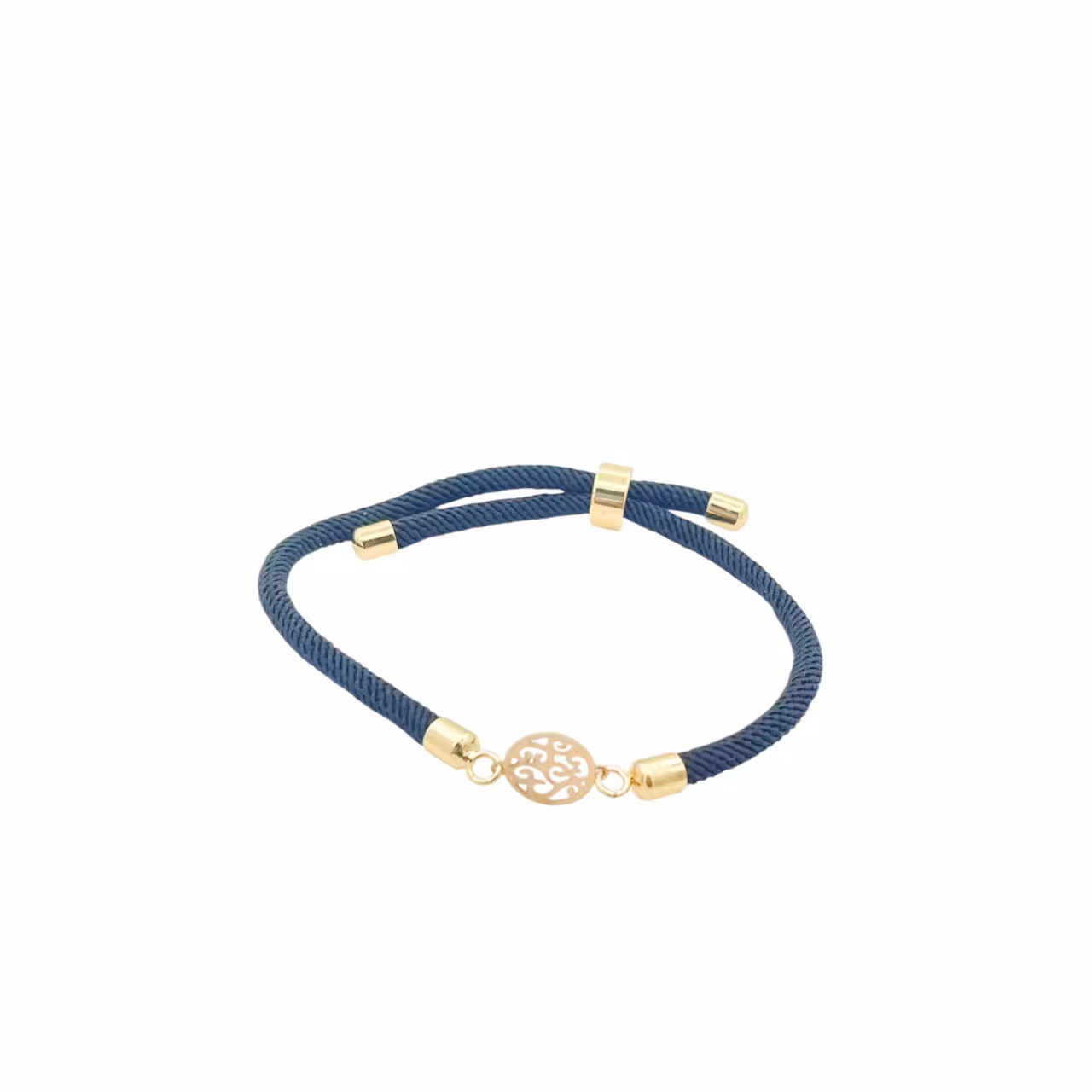 دستبند طلای 18 عیار بند ابریشمی کد DP180