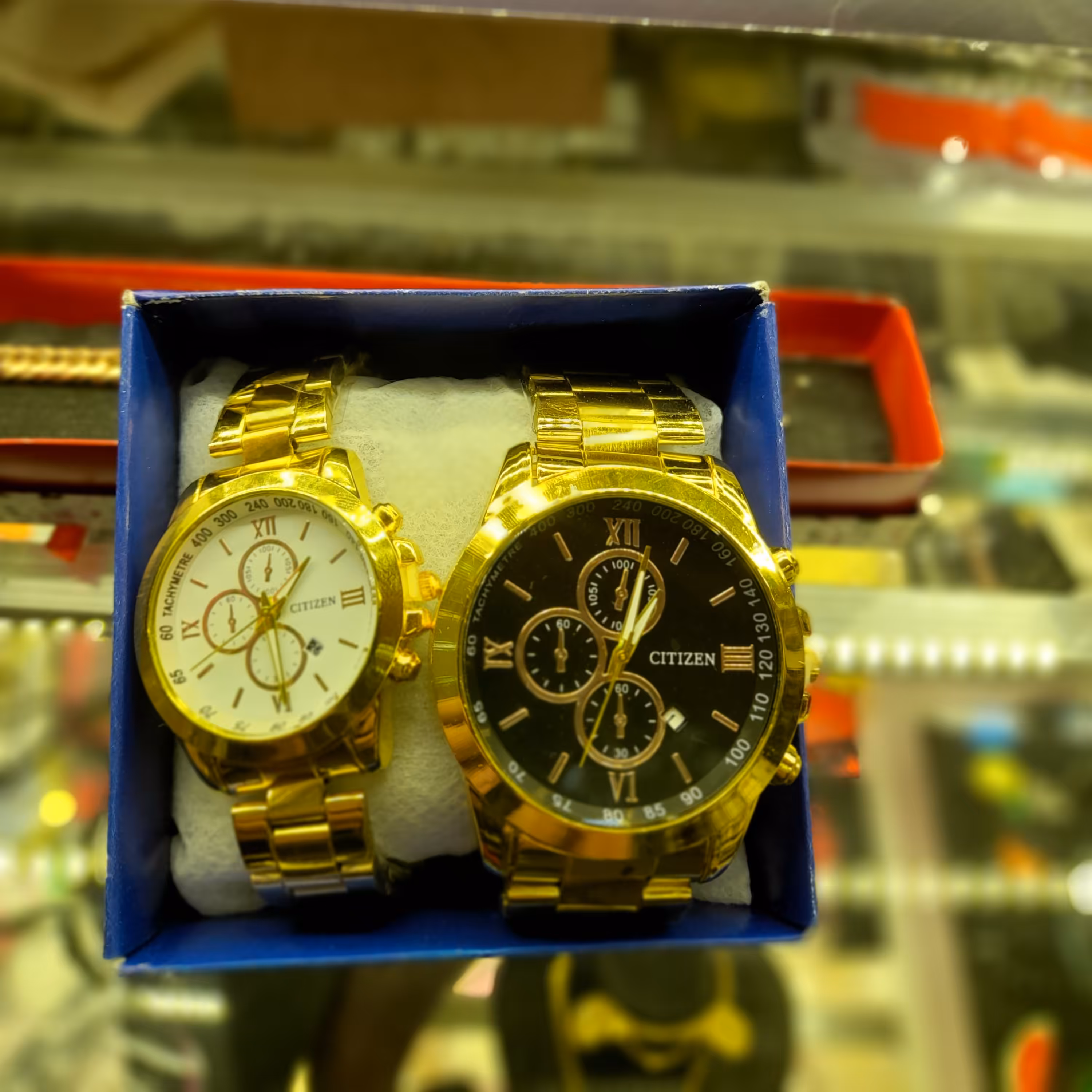 ساعت ست زنانه مردانه سیتی زن تقویم دار شیک وزیبا...