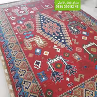 گلیم ماشینی12متری رنگ لاکی طرح ارغوان مناسب اشپزخانه و اتاق