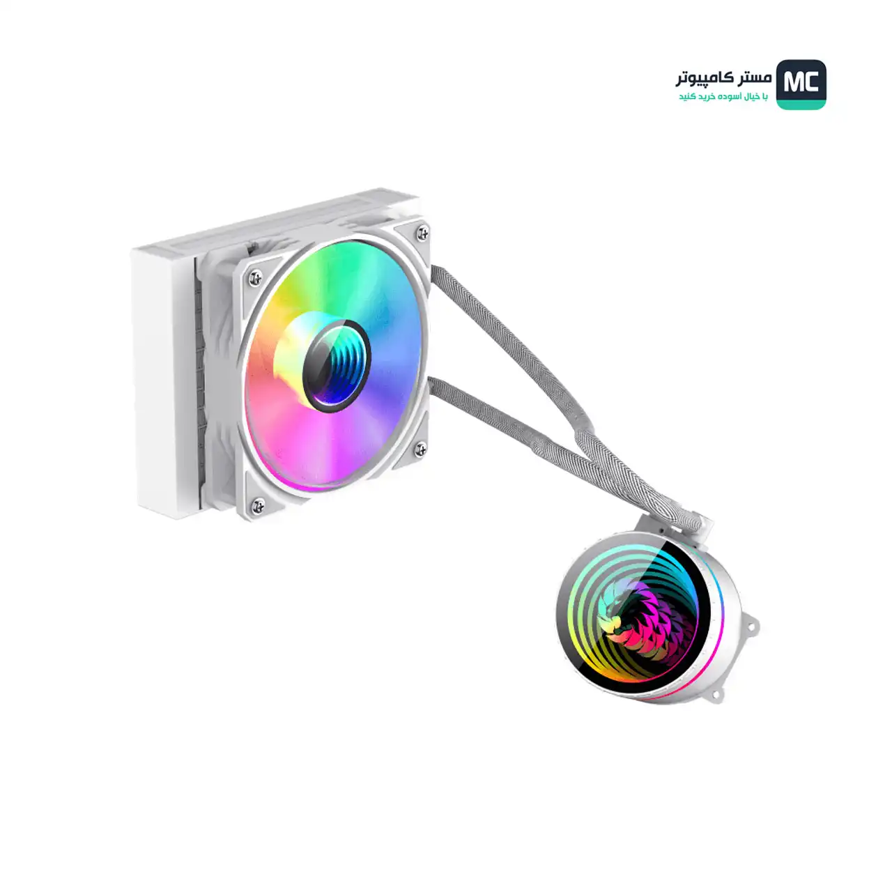 قیمت و خرید خنک کننده مایع پردازنده گیم مکس Iceburg 120 Infinity White
