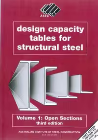 󾕇 دانلود کتاب AISC, Design Capacity Tables For Structural Steel - Volume 1 Open Sections, 3rd ed, 1999 - دانلود کتاب های دانشگاهی