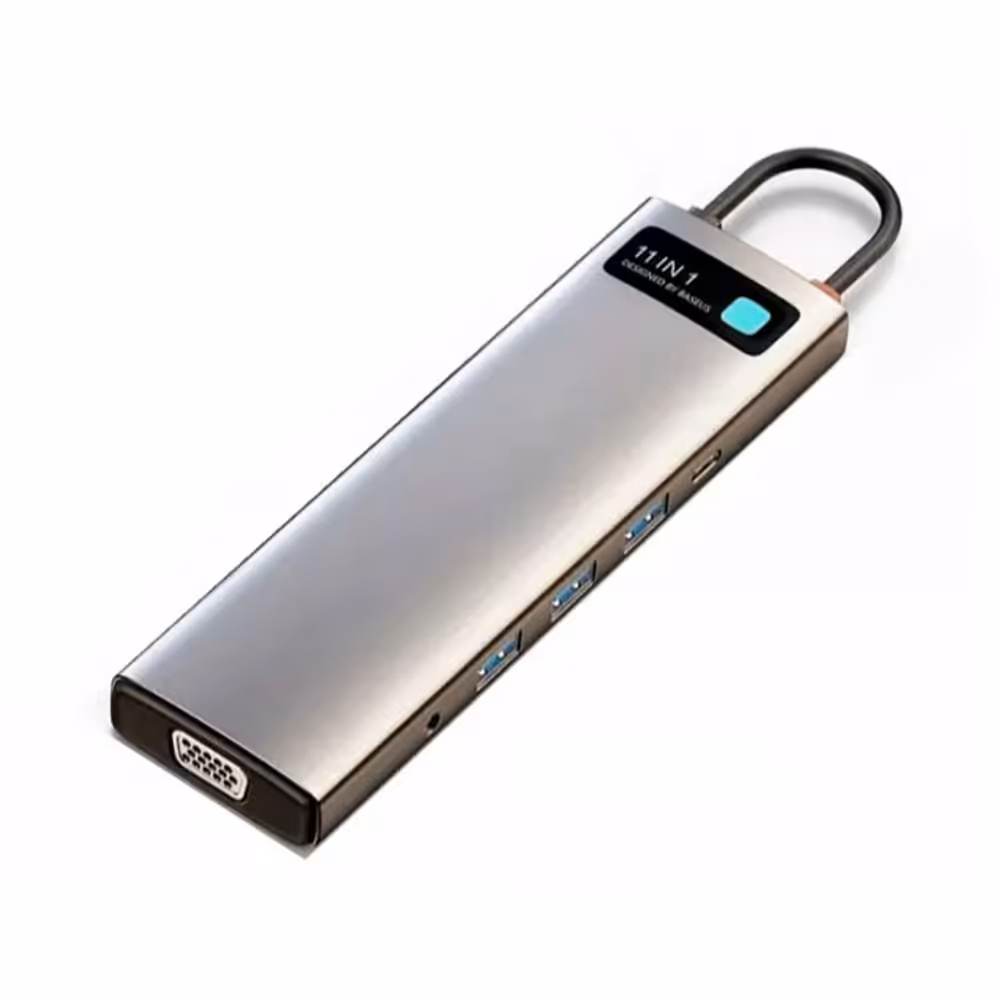 هاب11 پورت باسئوس USB-C مدل Baseus 11-in-1 USB C Hub CAHUB-CT0G