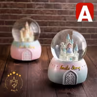 گوی موزیکال کوکی طرح قلعه آبی