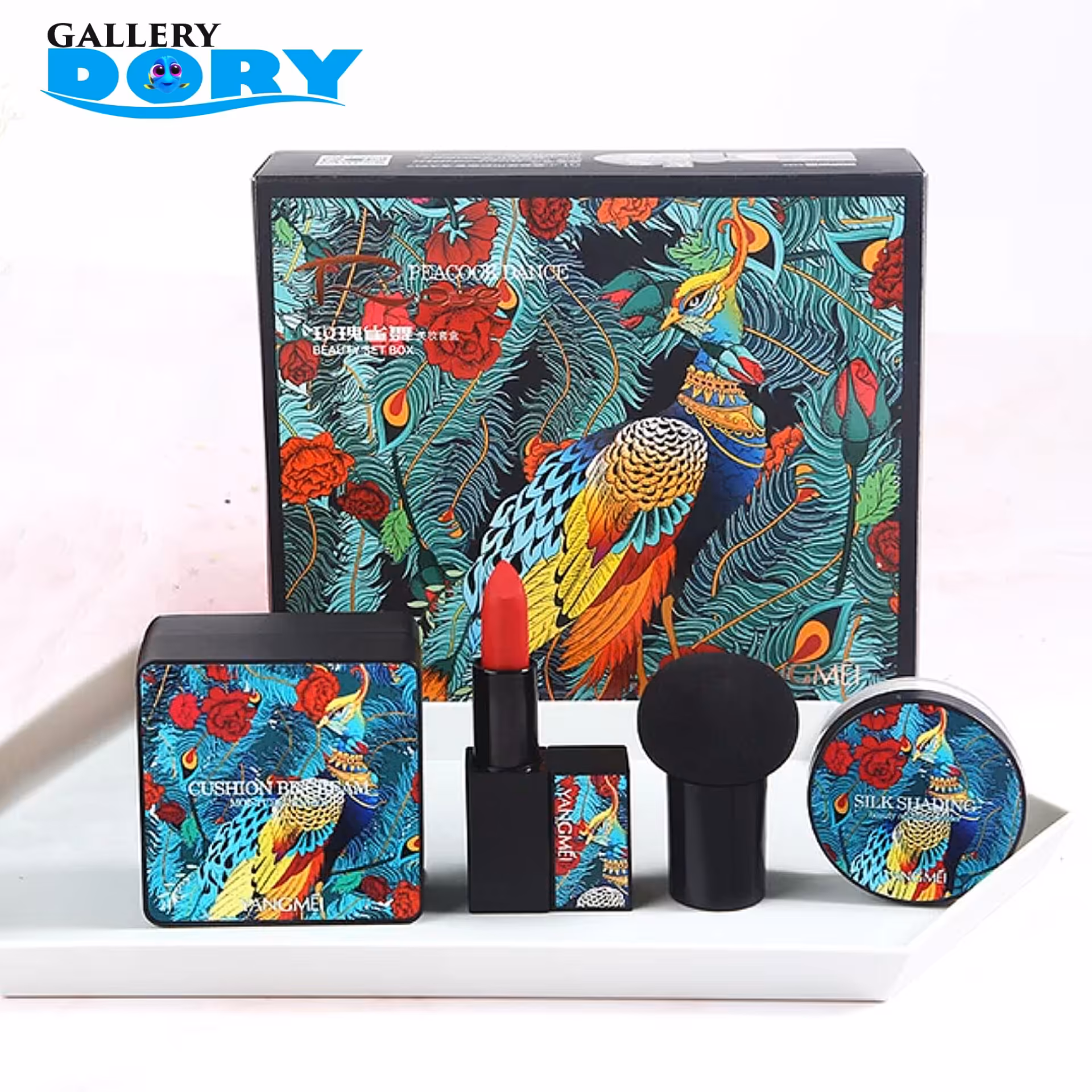 کرم پودر، پودرفیکس، رژلب، پد (ست لوازم آرایش)