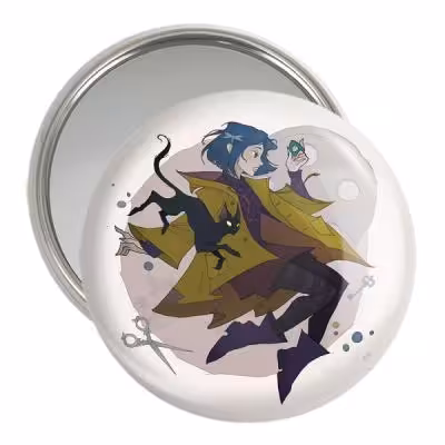 آینه جیبی خندالو مدل کورالاین Coraline کد 20782